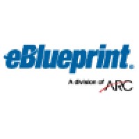 eBlueprint logo, eBlueprint contact details