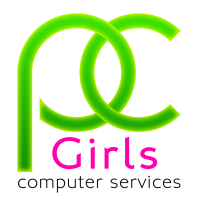 PC Girls logo, PC Girls contact details