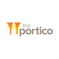 The Portico logo, The Portico contact details