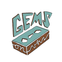 GemsOnVHS logo, GemsOnVHS contact details