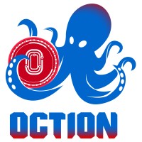 OCTION logo, OCTION contact details