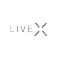 LiveX logo, LiveX contact details