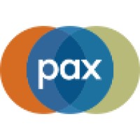 PAX logo, PAX contact details