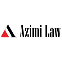 Azimi Law logo, Azimi Law contact details