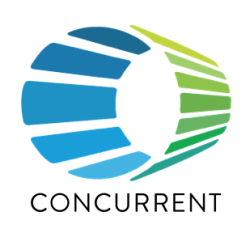 Concurrent logo, Concurrent contact details