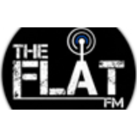 The Flat FM logo, The Flat FM contact details