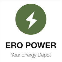 ERO Power logo, ERO Power contact details