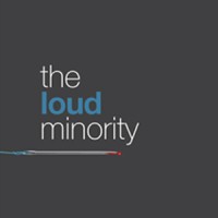 The Loud Minority Communications logo, The Loud Minority Communications contact details