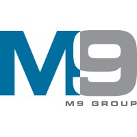 The M9 Group logo, The M9 Group contact details