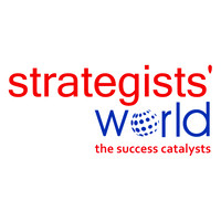 'Strategists'' World' logo, 'Strategists'' World' contact details