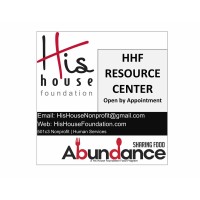 His House Foundation logo, His House Foundation contact details