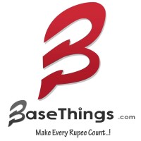 'BaseThings | India''s first QR Based online shopping site' logo, 'BaseThings | India''s first QR Based online shopping site' contact details