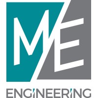 M/E Engineering logo, M/E Engineering contact details