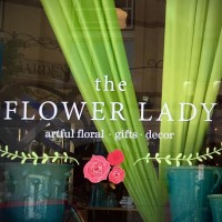 The Flower Lady logo, The Flower Lady contact details