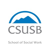 CSUSB School of Social Work logo, CSUSB School of Social Work contact details