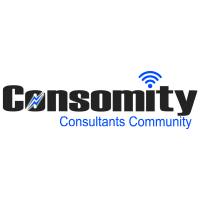 Consomity logo, Consomity contact details