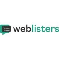 WebListers logo, WebListers contact details