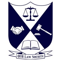 QUB Law Society logo, QUB Law Society contact details