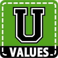 UValues logo, UValues contact details