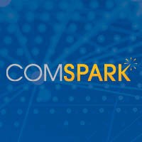 ComSpark logo, ComSpark contact details