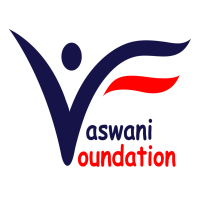 The Vaswani Foundation logo, The Vaswani Foundation contact details