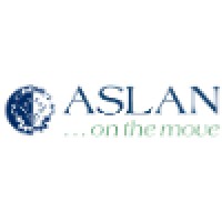 The Aslan Group logo, The Aslan Group contact details