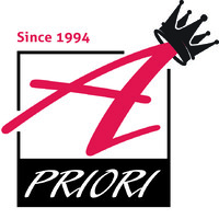 A Priori logo, A Priori contact details