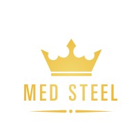 MED STEEL logo, MED STEEL contact details