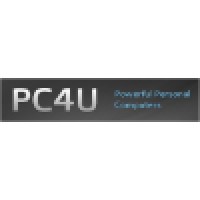 PC4U logo, PC4U contact details