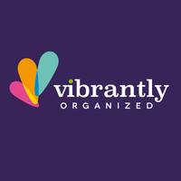 Vibrantly Organized logo, Vibrantly Organized contact details