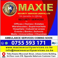 Max Security Services (UK) Ltd and Maxie Security Services Kenya Ltd logo, Max Security Services (UK) Ltd and Maxie Security Services Kenya Ltd contact details