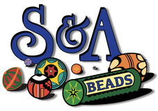 S & A Beads, Inc. logo, S & A Beads, Inc. contact details