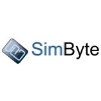 SimByte logo, SimByte contact details