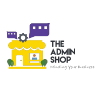 The Admin Shop logo, The Admin Shop contact details