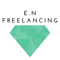 E. N. Freelancing logo, E. N. Freelancing contact details