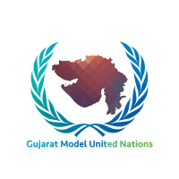 Gujarat Model United Nations logo, Gujarat Model United Nations contact details