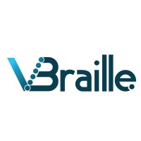 VBraille logo, VBraille contact details