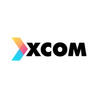 XCOM logo, XCOM contact details