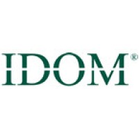 IDOM logo, IDOM contact details