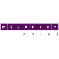 McCarthy Print logo, McCarthy Print contact details