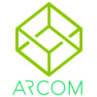 ARCOM. logo, ARCOM. contact details