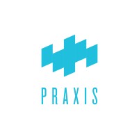 // Praxis // logo, // Praxis // contact details