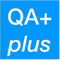 QA Plus logo, QA Plus contact details