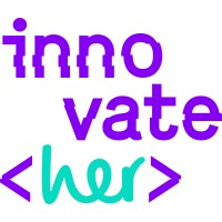 InnovateHer logo, InnovateHer contact details