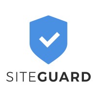 SiteGuard logo, SiteGuard contact details