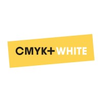 CMYK+WHITE logo, CMYK+WHITE contact details