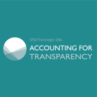 TRR 266 Accounting for Transparency logo, TRR 266 Accounting for Transparency contact details