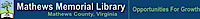 Mathews Memorial Library logo, Mathews Memorial Library contact details