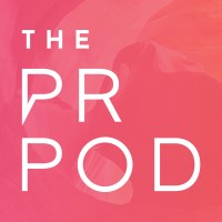 The PR Pod logo, The PR Pod contact details