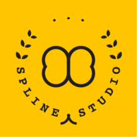 SplineStudio logo, SplineStudio contact details